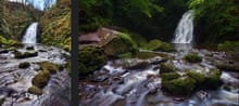 Glenoe Waterfall 2012 vs 2016