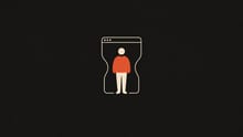 An app window shaped to fit around a person