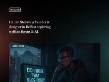 Personal Website Preview