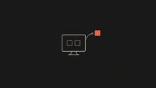 Two apps staying on a computer while one is shared beyond it